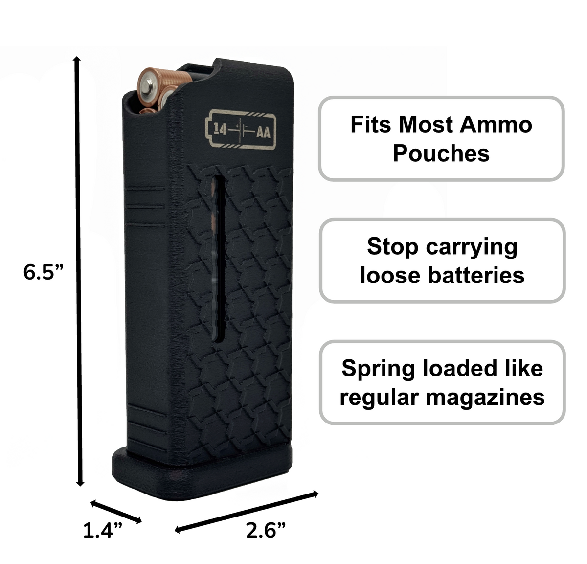 GEN 3 BatMag for AA batteries