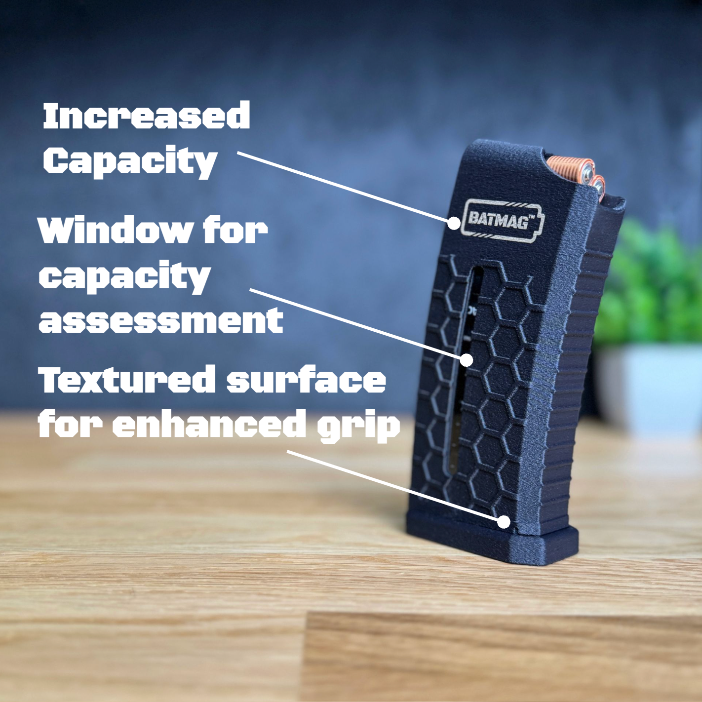 3 Pack BatMag for AAA batteries