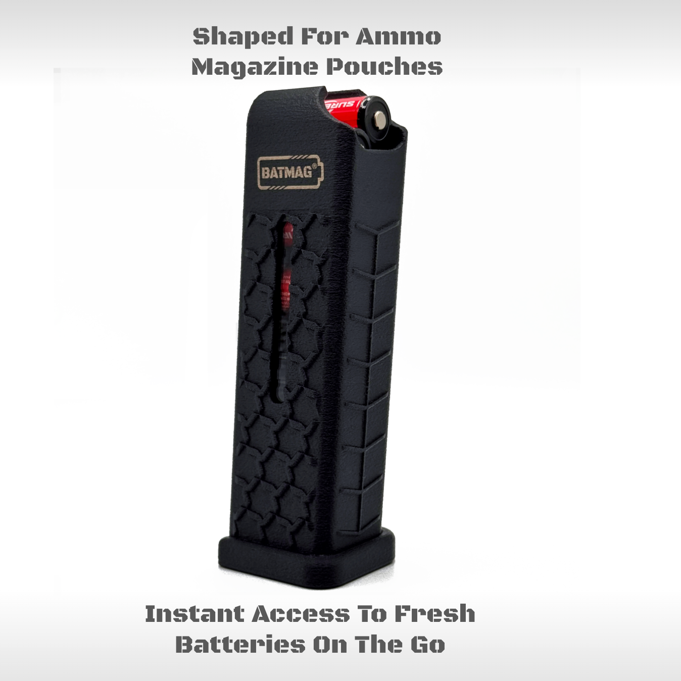 3 Pack BatMag for CR123 batteries (GEN3)